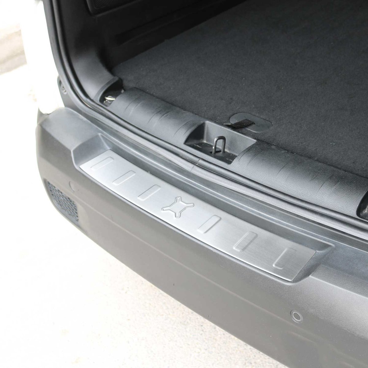 Jeep Renegade Bumper Sill Cover - Rear - Omac - Brushed Silver - '19-'24